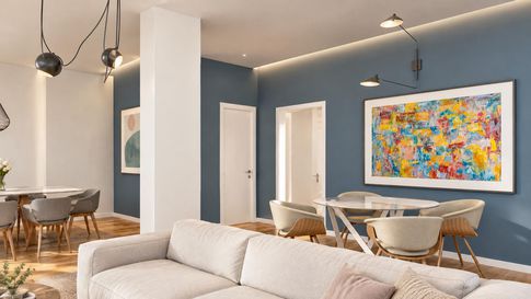 Soggiorno in stile contemporaneo di 35 di Arcangelo Primato