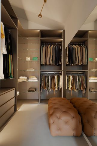 Cabina Armadio in stile urban di 7 di Simona Fogalesi interior designer