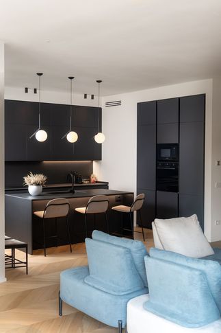 Open Space in stile moderno di 60 di atrestudio