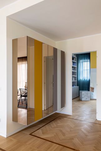 Open Space in stile contemporaneo di 45 di Caterina Scamardella Architetto Open Space in stile contemporaneo di 45 di Caterina Scamardella Architetto