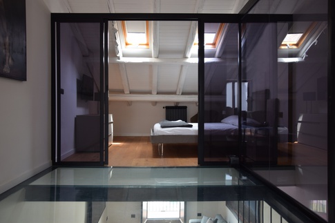 Camera da Letto in stile contemporaneo di 40 di C+C Cucuzza Cavallaro Architetti Camera da Letto in stile contemporaneo di 40 di C+C Cucuzza Cavallaro Architetti