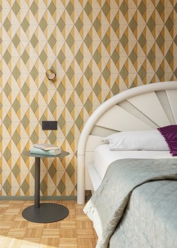 Camera da Letto in stile eclettico di 16 di Hop!Arch
