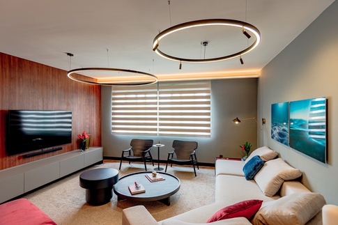 Soggiorno in stile contemporaneo di 80 di Guzlive