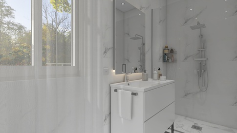 Bagno in stile contemporaneo di 5 di Nicoletta Russo Interior Designer Bagno in stile contemporaneo di 5 di Nicoletta Russo Interior Designer