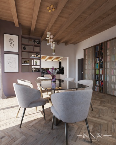 Open Space in stile moderno di 46 di IN.D.AR project