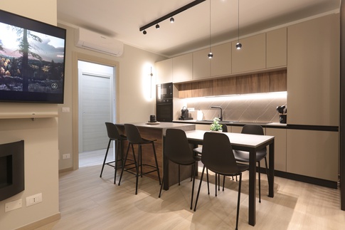 Open Space in stile moderno di 65 di Chiara Colucci Interior Designer