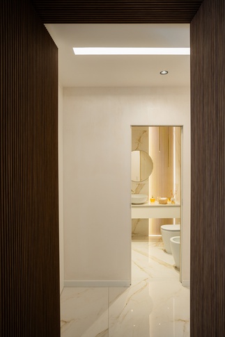 Bagno in stile contemporaneo di 6 di Architetto Michelangelo Todisco Bagno in stile contemporaneo di 6 di Architetto Michelangelo Todisco