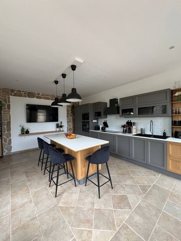 Cucina in stile soft industrial di 30 di Ing. Sara Russo