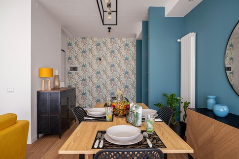 Soggiorno in stile scandinavo di 27 di Marila Fasulo Architetto Soggiorno in stile scandinavo di 27 di Marila Fasulo Architetto