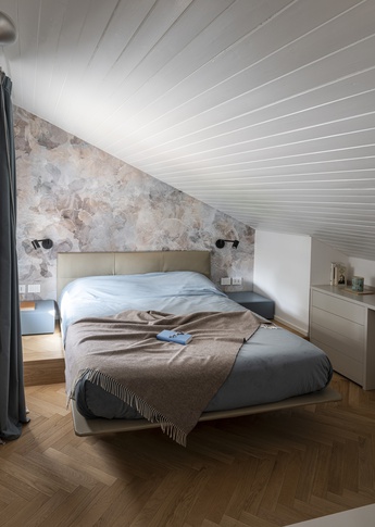 Camera da Letto in stile contemporaneo di 14 di Studio Dom