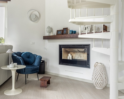 Open Space in stile moderno di 38 di Caterina Scamardella Architetto