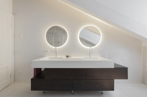 Bagno in stile classico di 9 di Annalisa Carli Architetto