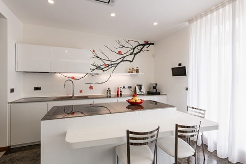 Cucina in stile contemporaneo di 15 di Annalisa Carli Architetto Cucina in stile contemporaneo di 15 di Annalisa Carli Architetto