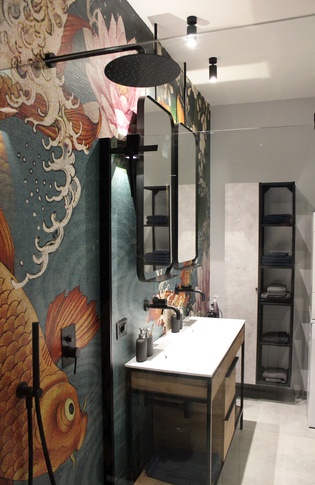 Bagno in stile asiatico di 7 di K1_Art_Studio