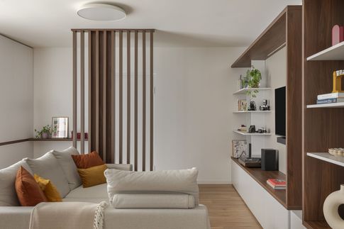 Soggiorno in stile contemporaneo di 20 di tapas studio