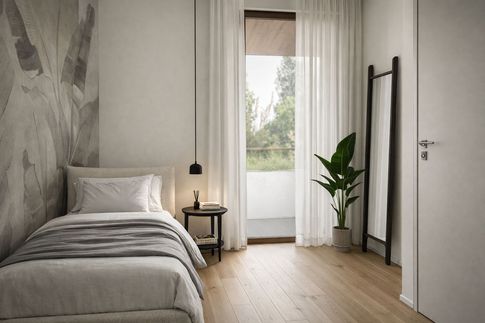 Camera da Letto in stile contemporaneo di 25 di EmmePi Architettura