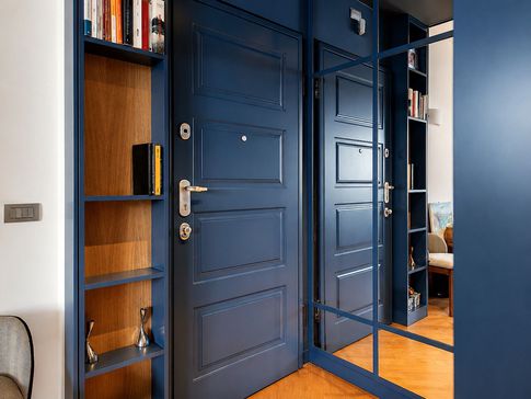 Ingresso in stile contemporaneo di 5 di Equus Architects