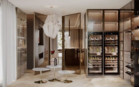 Open Space in stile contemporaneo di 70 di Salvatore Sito Interior Designer