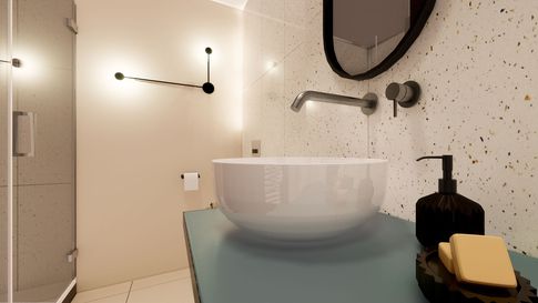 Bagno in stile moderno di 5 di Studio LABventinove