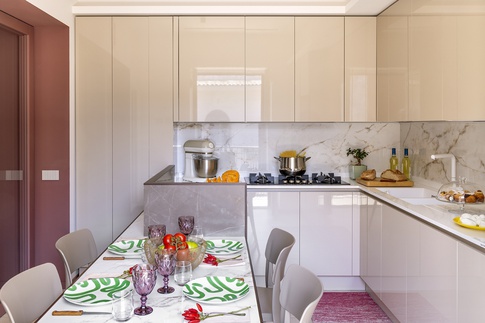 Cucina in stile contemporaneo di 15 di Michele Schiano Moriello - Interior designer