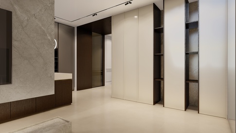 Open Space in stile contemporaneo di 40 di Areadieci architettura