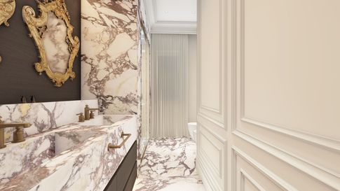 Bagno in stile classico di 10 di Salvatore Sito Interior Designer