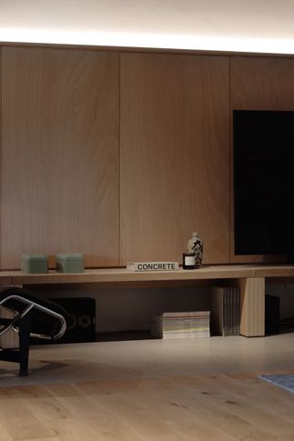 Soggiorno in stile minimal di 25 di Didonè Comacchio Architects Soggiorno in stile minimal di 25 di Didonè Comacchio Architects