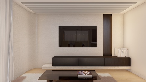 Open Space in stile contemporaneo di 40 di Areadieci architettura