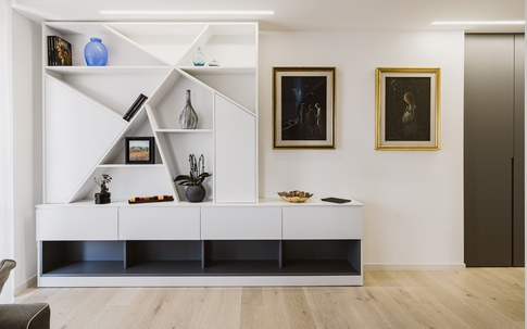 Open Space in stile contemporaneo di 47 di Annalisa Carli Architetto Open Space in stile contemporaneo di 47 di Annalisa Carli Architetto