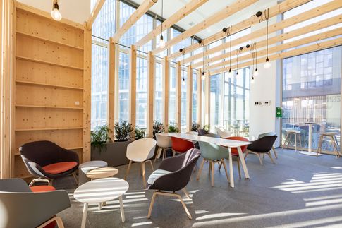 Open Space in stile contemporaneo di 320 di Frame Farm - Architecture & Design Open Space in stile contemporaneo di 320 di Frame Farm - Architecture & Design