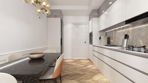 Cucina in stile contemporaneo di 13 di Nicoletta Russo Interior Designer