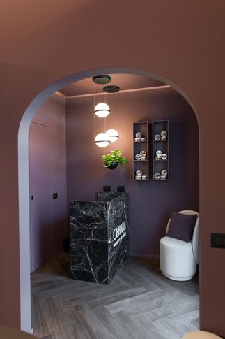 Ingresso in stile contemporaneo di 4 di Ilaria HomeDesign