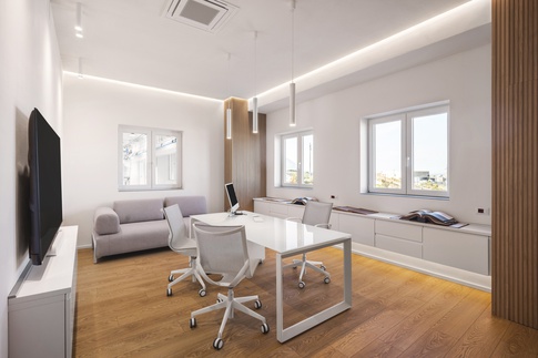 Studio in stile contemporaneo di 30 di alberto4house Studio in stile contemporaneo di 30 di alberto4house