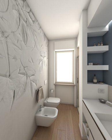 Bagno in stile contemporaneo di 5 di Francesca Boglio Architetto Bagno in stile contemporaneo di 5 di Francesca Boglio Architetto
