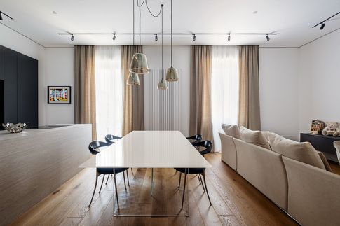 Open Space in stile contemporaneo di 43 di kkarchitecture