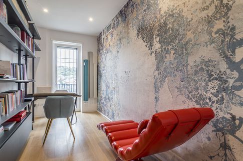 Studio in stile contemporaneo di 12 di Claudia Cerrelli Design