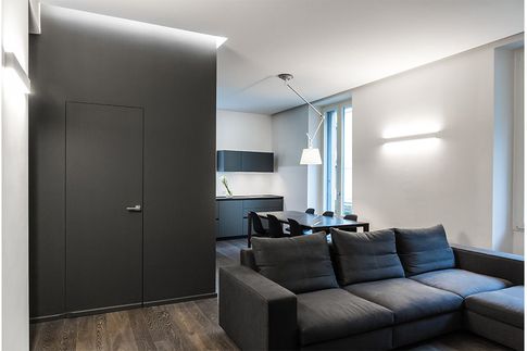 Soggiorno in stile contemporaneo di 36 di DOME studio