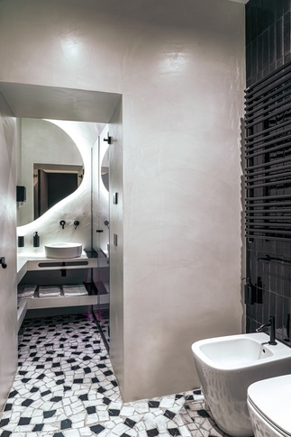 Bagno in stile contemporaneo di 5 di RAG Architettura di Giuseppe Raimondo Architetto