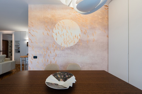 Soggiorno in stile contemporaneo di 31 di Annalisa Carli Architetto