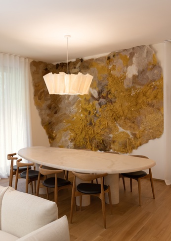Soggiorno in stile contemporaneo di 50 di NOMADE ARCHITETTURA
