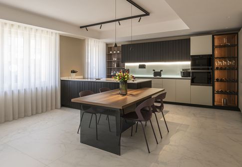 Cucina in stile contemporaneo di 30 di Diletta Villani Architetto Cucina in stile contemporaneo di 30 di Diletta Villani Architetto
