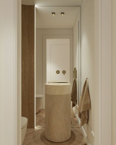 Bagno in stile moderno di 2 di doppiozero interior