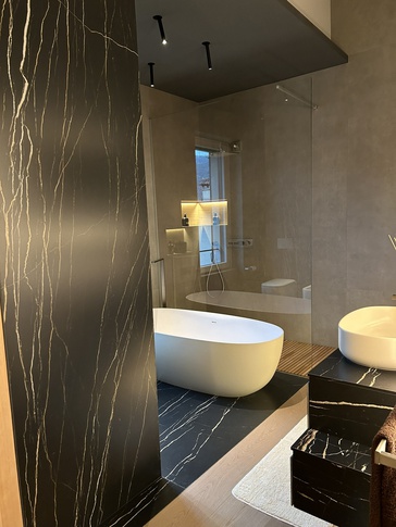 Bagno in stile soft industrial di 15 di ARCHIabita