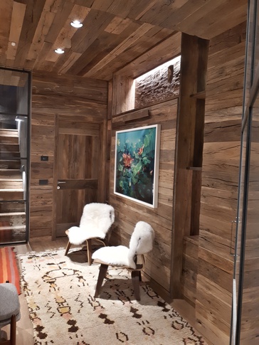 Soggiorno in stile moderno di 40 di Elena Vigano' Architetto