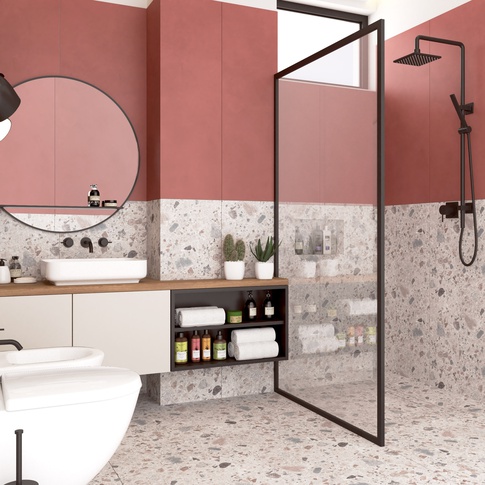 Bagno in stile contemporaneo di 5 di Arcangelo Primato