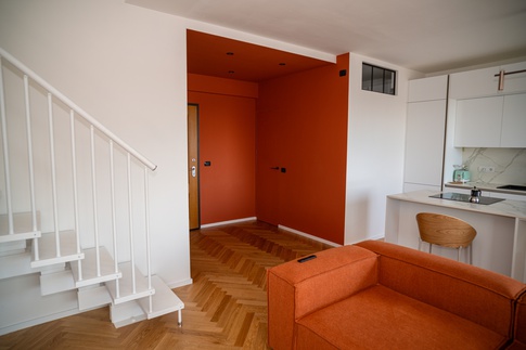 Open Space in stile minimal di 30 di Jessica Damiani architetto
