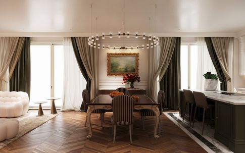 Open Space in stile classico di 50 di Salvatore Sito Interior Designer Open Space in stile classico di 50 di Salvatore Sito Interior Designer