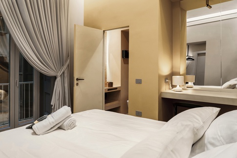 Camera da Letto in stile contemporaneo di 18 di RAG Architettura di Giuseppe Raimondo Architetto