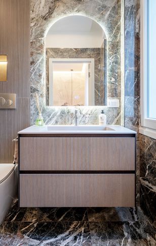 Bagno in stile contemporaneo di 6 di Gianluca Chiocca Interior Design Studio