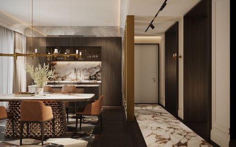 Open Space in stile classico di 20 di Salvatore Sito Interior Designer